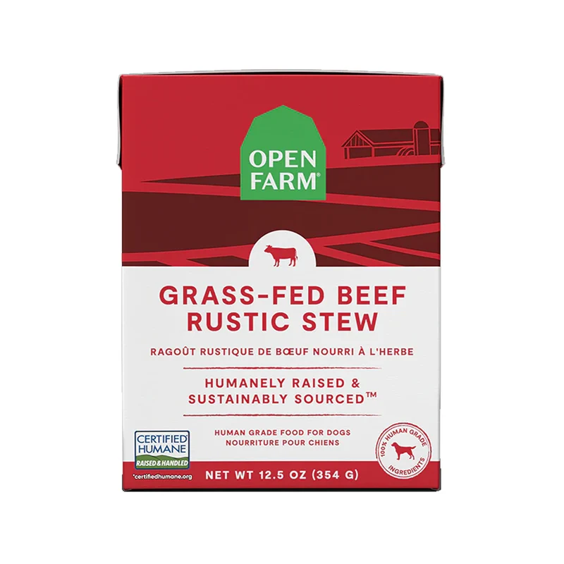 Open Farm Grass - Fed Beef Rustic Stew Wet Dog Food 354G