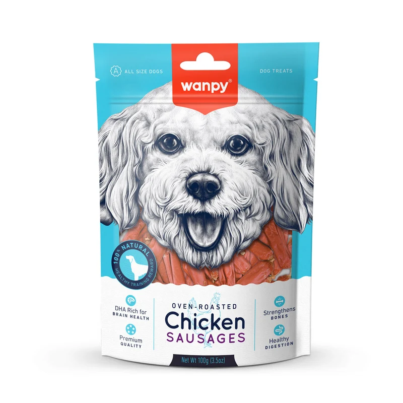 Wanpy Chicken Sausages Dog Treats