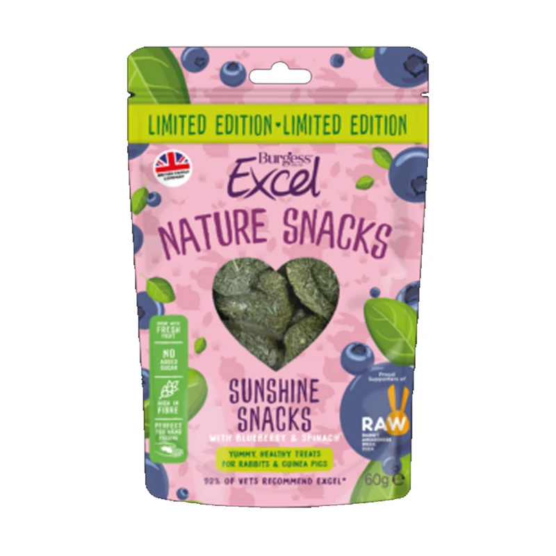 Burgess Excel Sunshine Snacks For Small Pets 60g