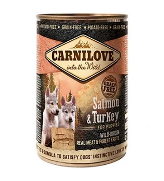 Carnilove Salmon & Turkey for Puppies Wet Food 400G