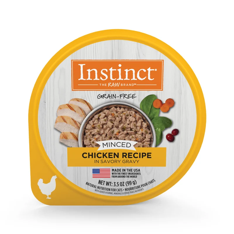 Instinct Grain-Free Minced Real Chicken Recipe Wet Cat Food