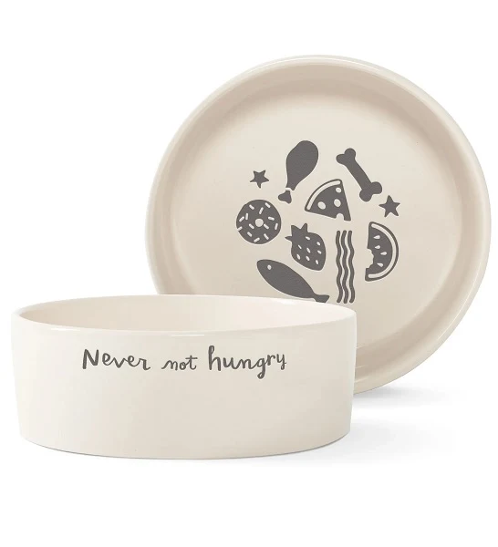 PetShop by Fringe Studio Never Not Hungry Dog Bowl 17x6cm