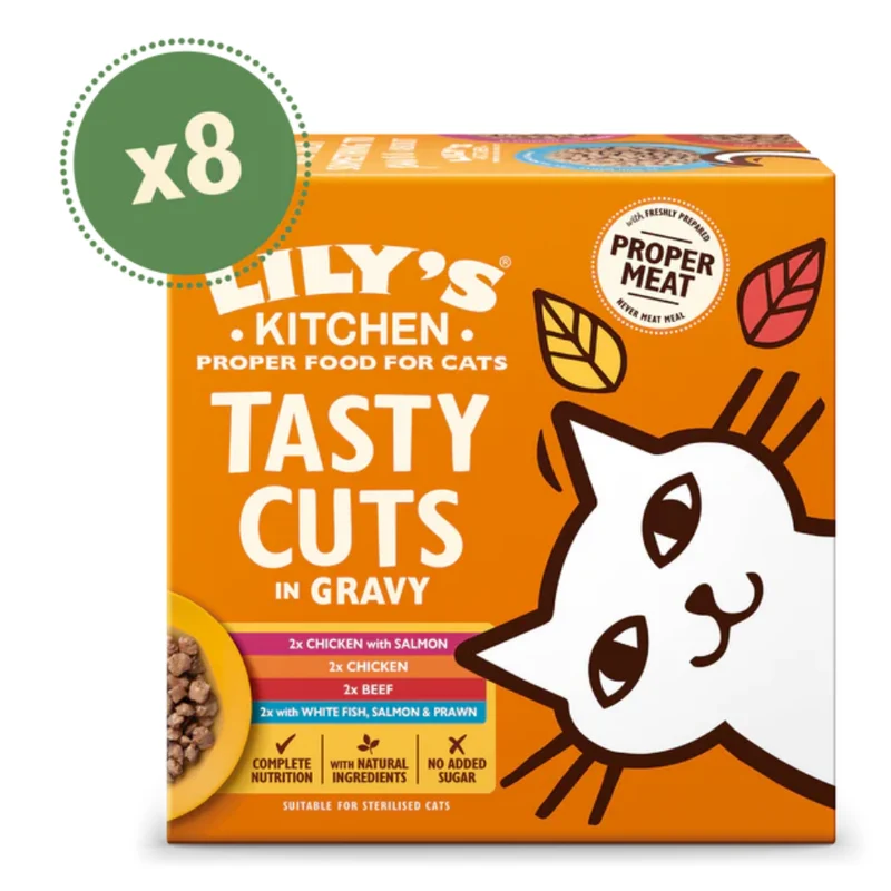 Lily's Kitchen Tasty Cuts in Gravy Mixed Multipack for Cats
