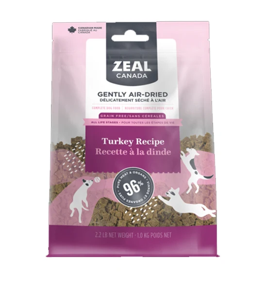 Zeal Air Dried Turkey Recipe Dry Dog Food