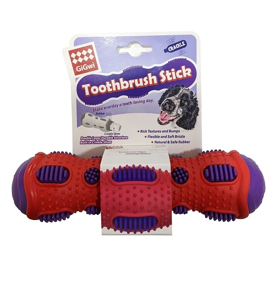 GiGwi Toothbrush Stick Dental Chew with Crackle 22x5x5cm
