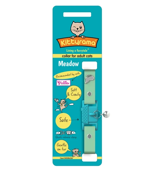 Kittyrama Meadow Cat Collar 19.5cm - 26.5cm
