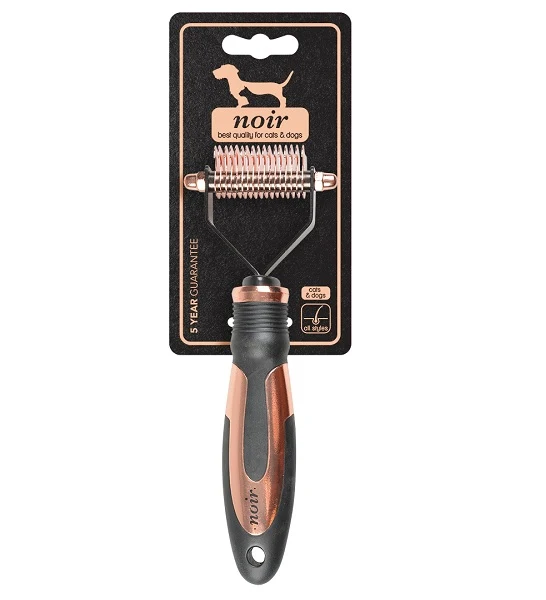 ebi Noir 2in1 Detangle & Thinning Brush for Dogs & Cats 19x7x2.5cm