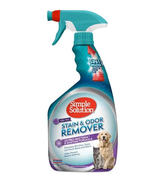 Simple Solution Pet Stain & Odour Remover Floral Fresh Scent 32oz