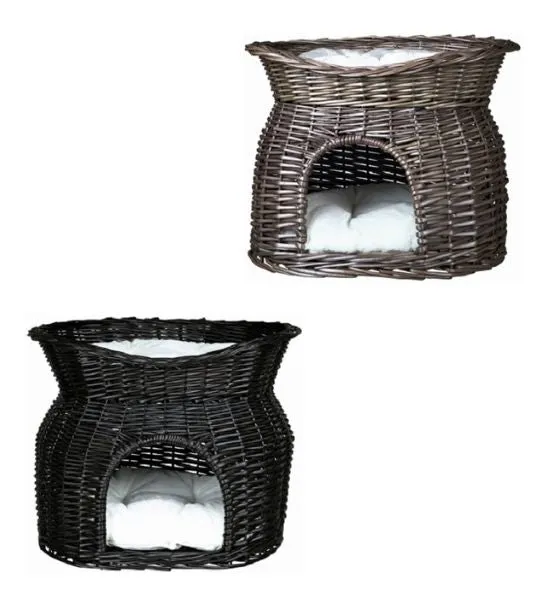 Trixie Wicker Tower with Cave for Cats