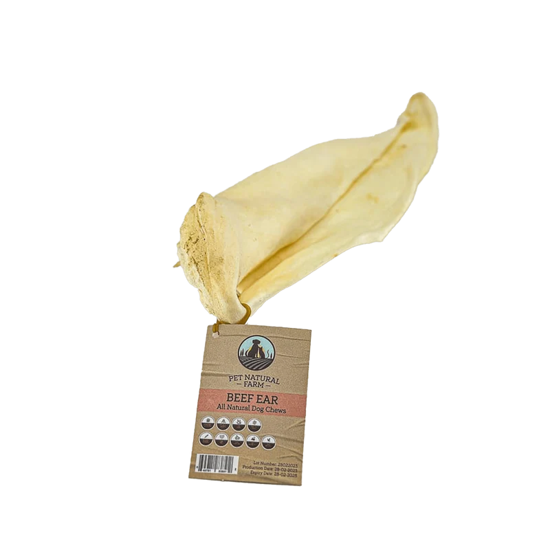 Pet Natural Farm Beef Ear Dog Treats