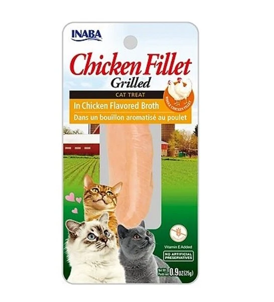 Inaba Grilled Chicken Fillet in Chicken Broth Cat Treat 25G
