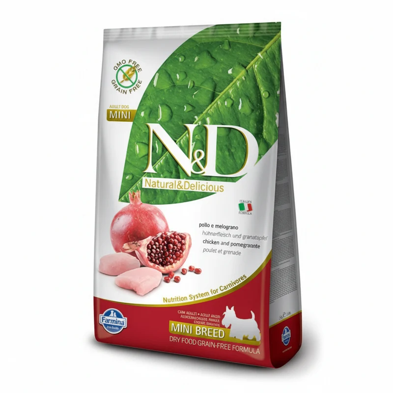 Farmina N&D Chicken & Pomegranate Adult Mini Dry Dog Food 2.5KG