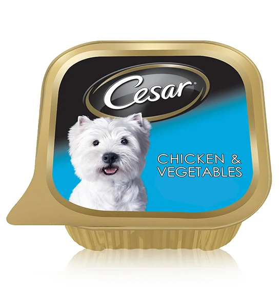 Cesar Chicken and Vegetables Wet Dog Food 100G