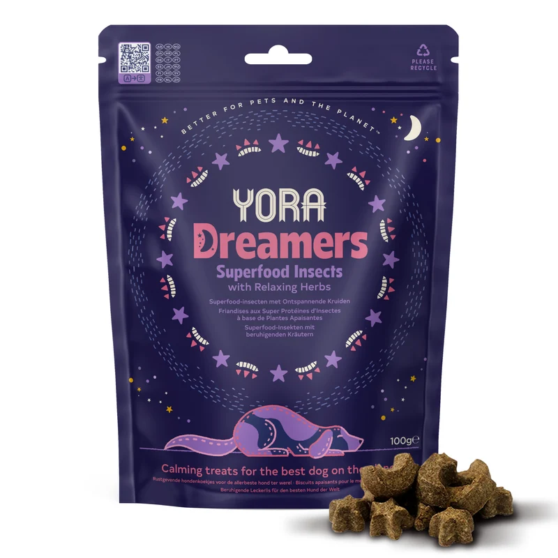 Yora Pet Foods Dreamers Calming Dog Treats With Relaxing Herbs 100G