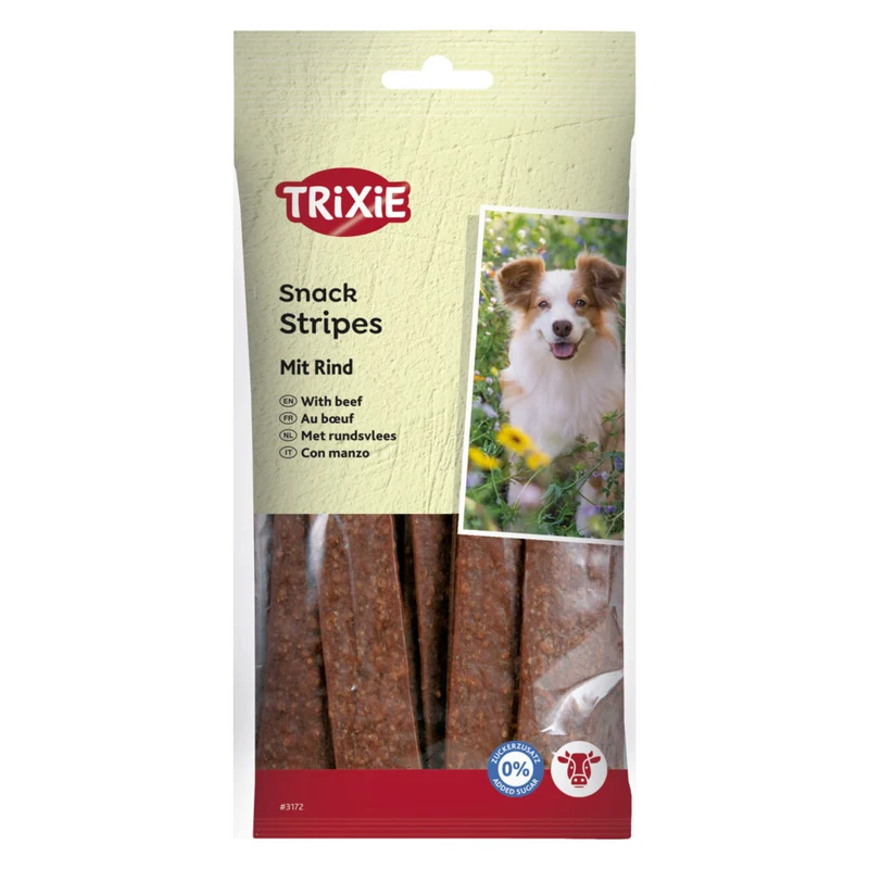 Trixie Stripes With Beef Dog Treats 100G