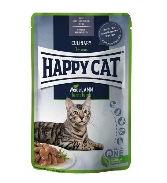 Happy Cat Meat in Sauce Culinary Pasture Raised Lamb 85G