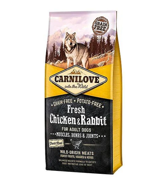 Carnilove Fresh Chicken & Rabbit for Adult Dog Dry Food