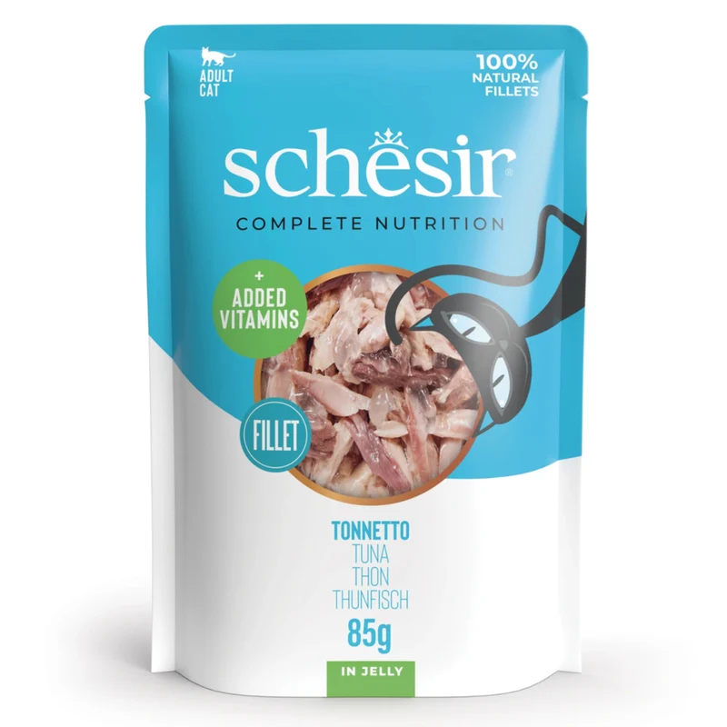 Schesir Tuna in Jelly Adult Wet Cat Food 85G
