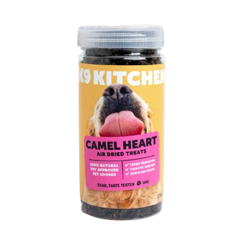 The K9 Kitchen Camel Heart Air Dried Dog Treats