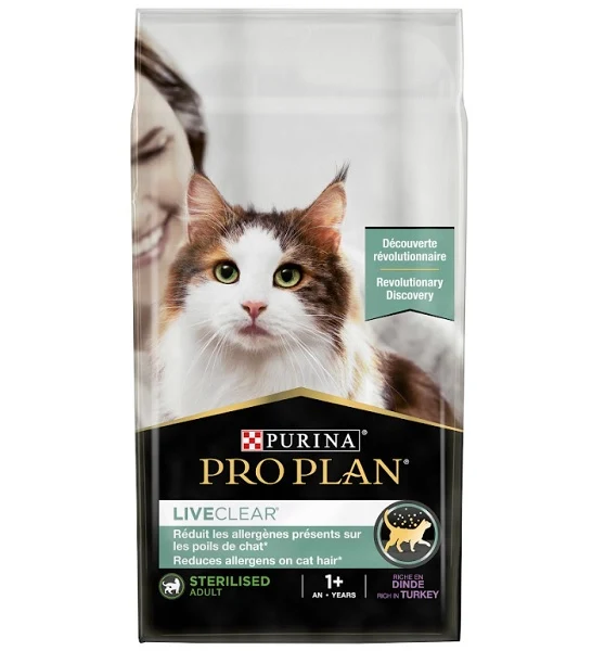 PURINA Pro Plan LiveClear Sterilised Turkey Adult Dry Cat Food
