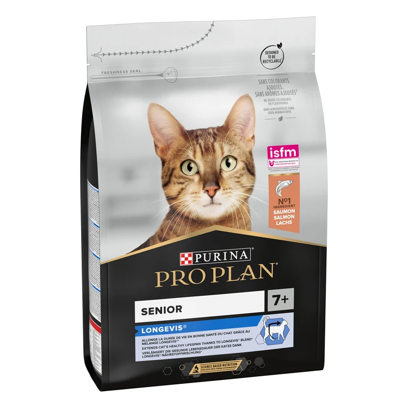 PURINA Pro Plan Original Senior Salmon Cat Dry Food 3KG