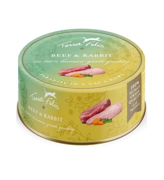 Terra Felis Beef & Rabbit Cat Wet Food
