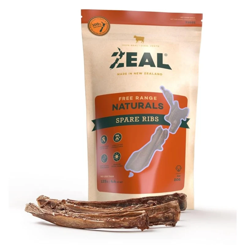 Zeal Pet Food Spare Ribs Pure Natural Dog Treats