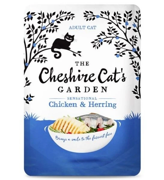 The Cheshire Cat's Garden Chicken & Herring Wet Cat Food