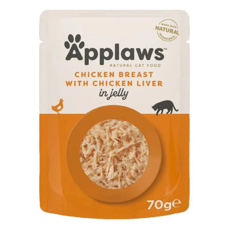 Applaws Chicken Breast With Chicken Liver in Jelly Wet Cat Food 70G