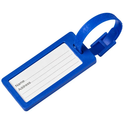 River recycled window luggage tag - Blue