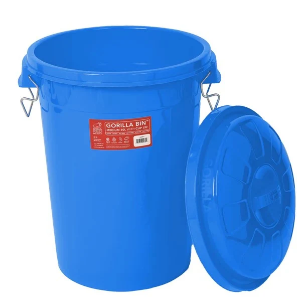 Gorilla Bins™ 50lt with clip tight lid