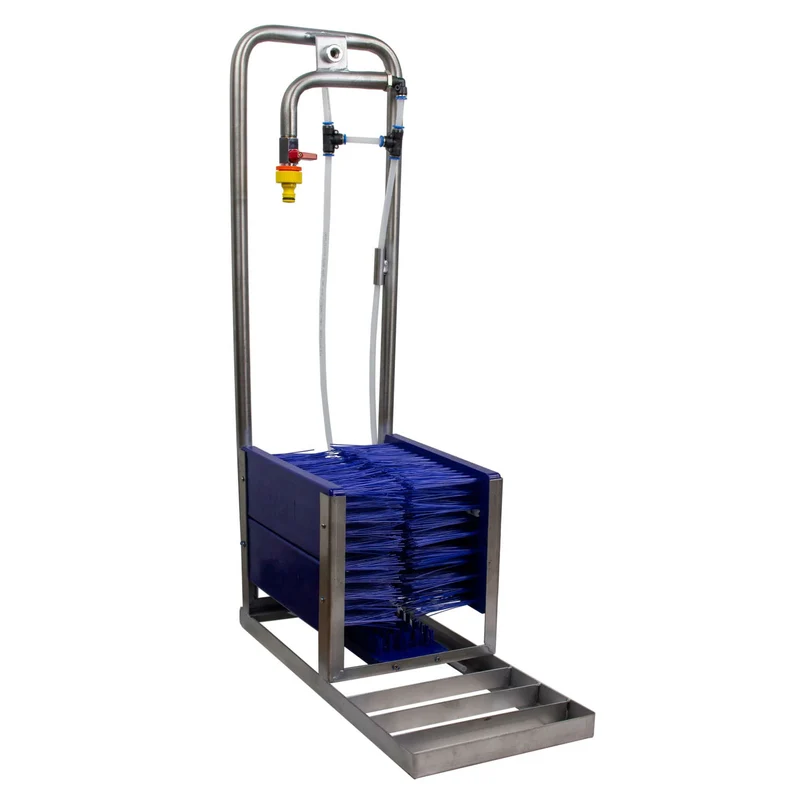 Boot Cleaner With 3 Brushes For Farms And Stables