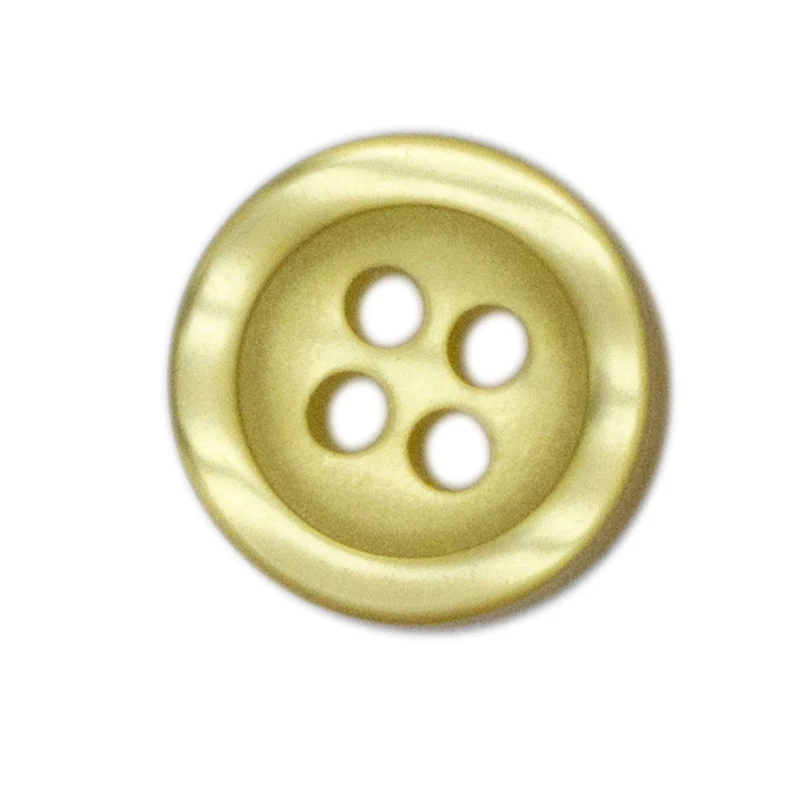 Shirt Button Large (10-Pack) - Yellow