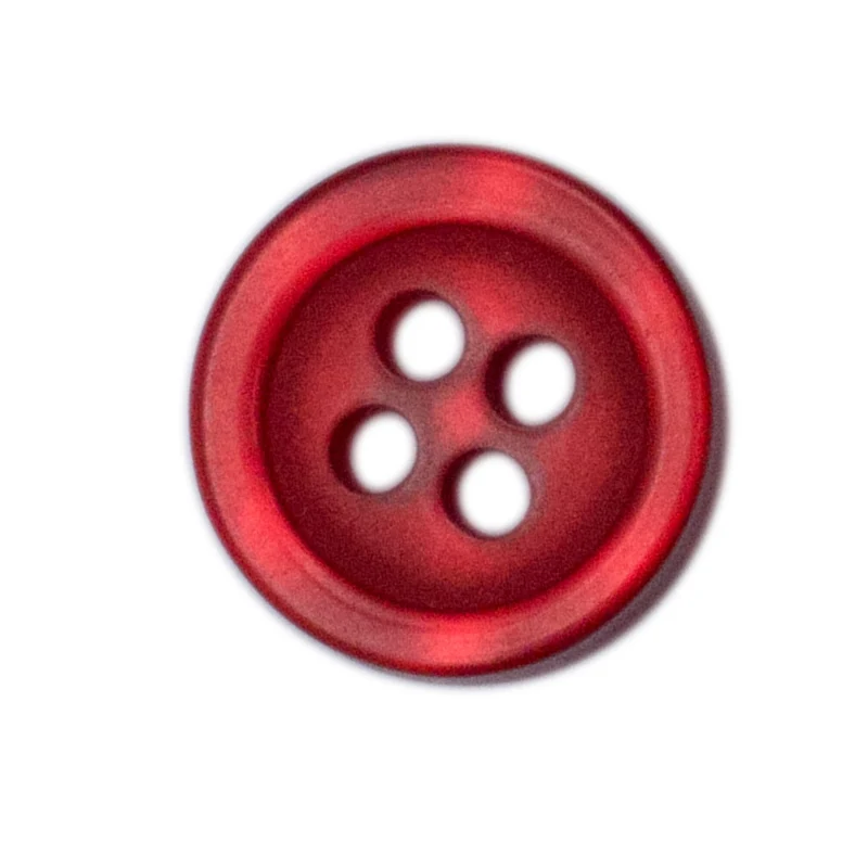 Shirt Button Small (10-Pack) - Red
