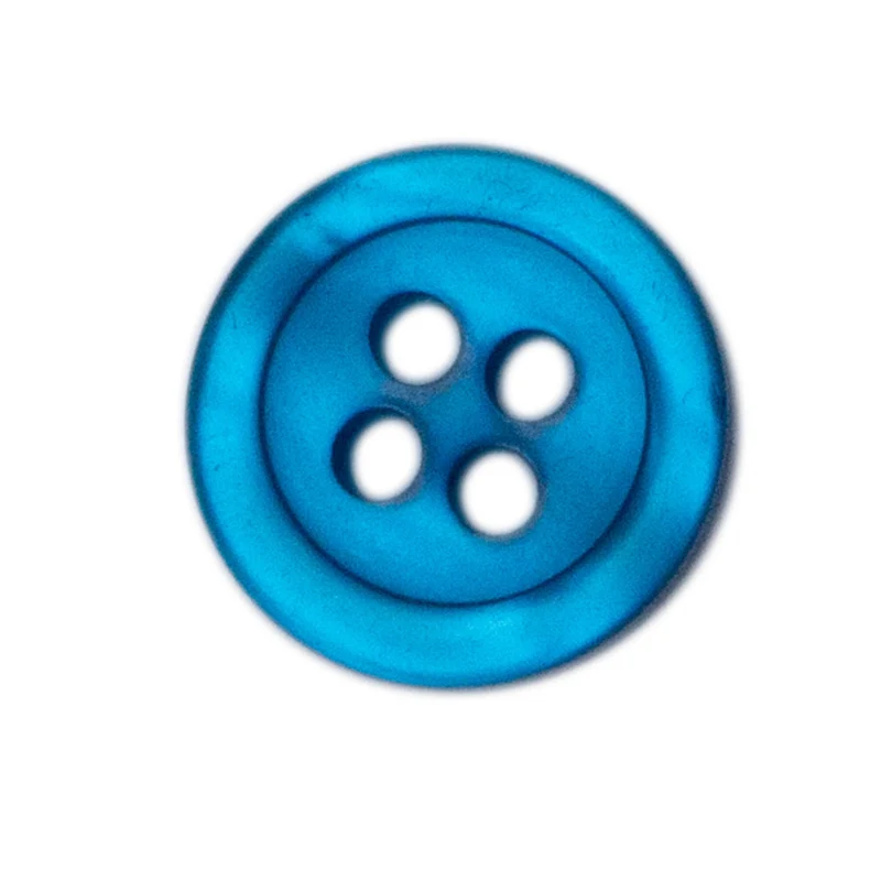 Shirt Button Small (10-Pack) - Ocean Blue
