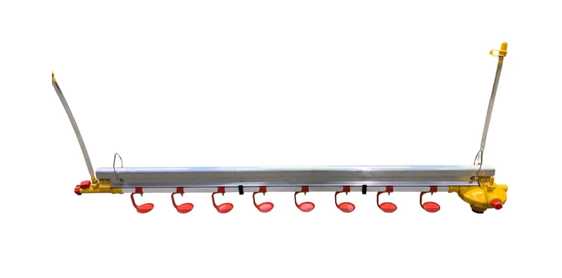 Dalton Perchrail Nipple Drinker System - 1.5m, 8 Nipples & trays with Regulator and Breather