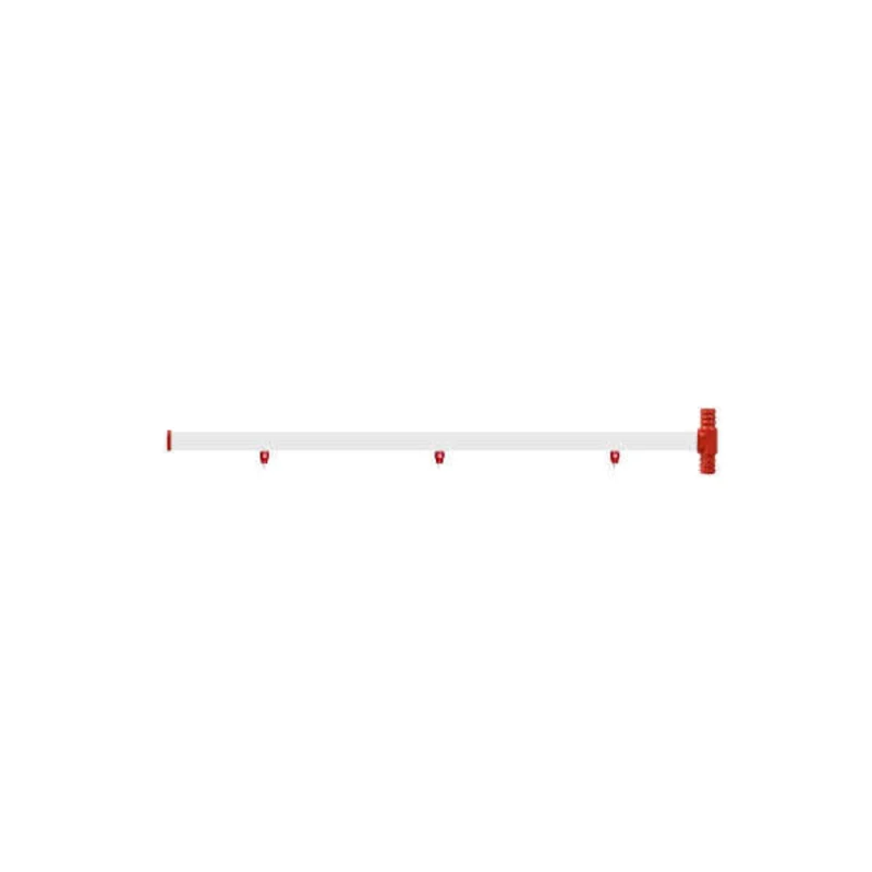 Nipple Water Pipe - 38 inch 3 nipple T - ending