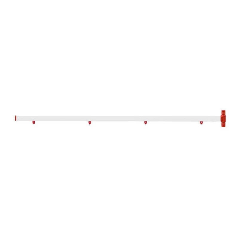 Nipple Water Pipe - 38 inch 4 nipple T ending