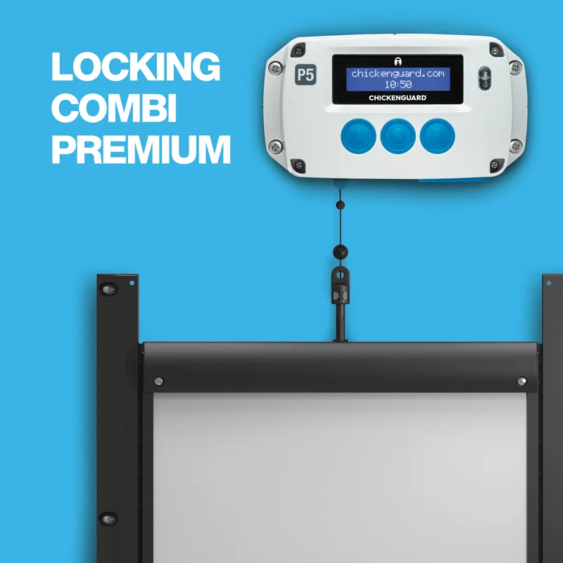 ChickenGuard Premium Automatic Chicken Coop Door Opener combi pack