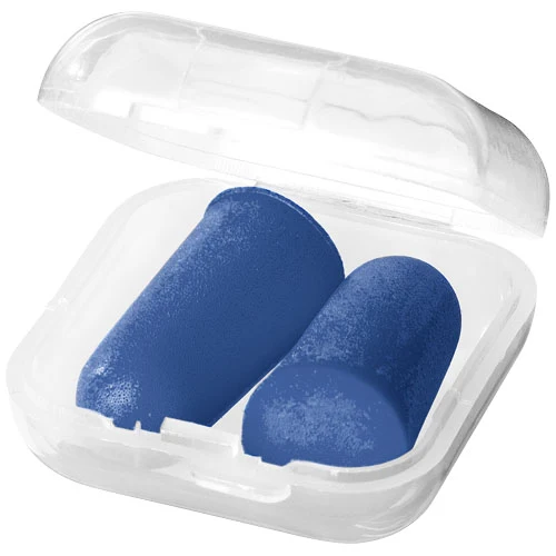 Serenity earplugs with travel case - Royal blue
