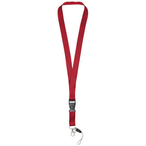 Sagan phone holder lanyard with detachable buckle - Red