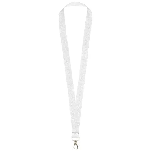 Impey lanyard with convenient hook - White