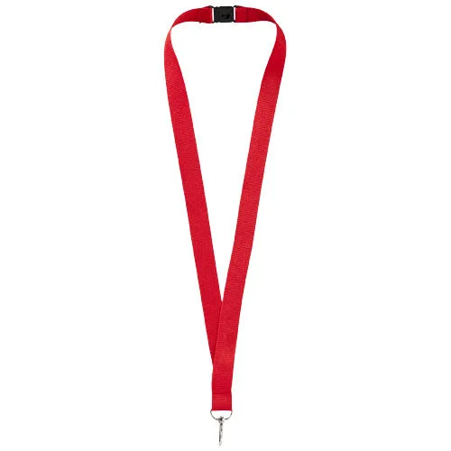 Lago lanyard with break-away closure - Red
