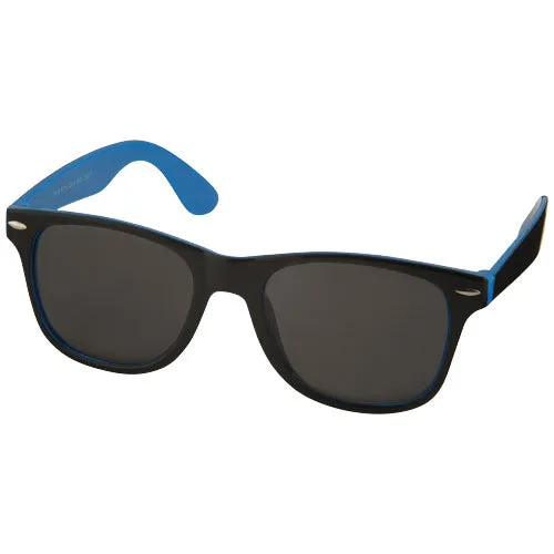 Sun Ray sunglasses with two coloured tones - Process blue/Solid black