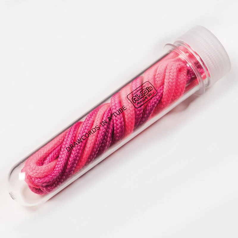 Pink - Drawcords in a tube