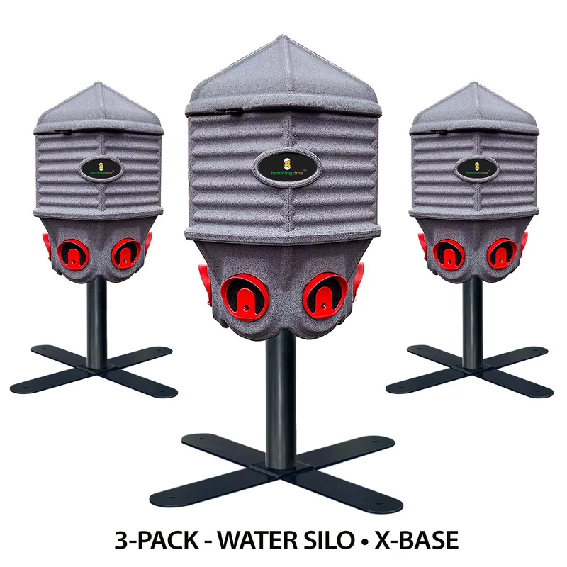 Silo Waterer (8 Gallon) - 3 Pack Bundle