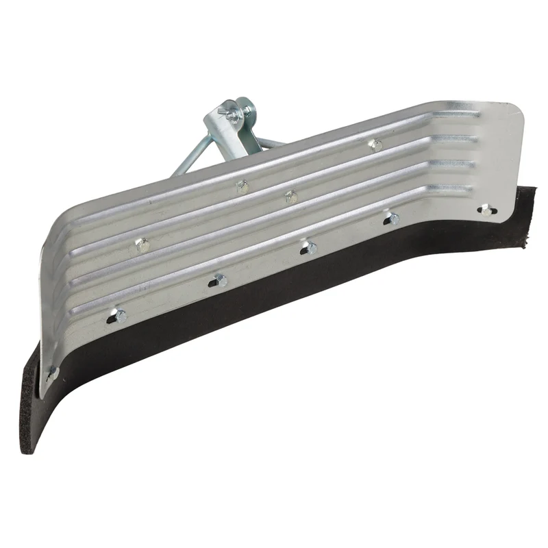 600mm Heavy Duty Galvanised Squeegee - Angled sides - Supplied with Handle