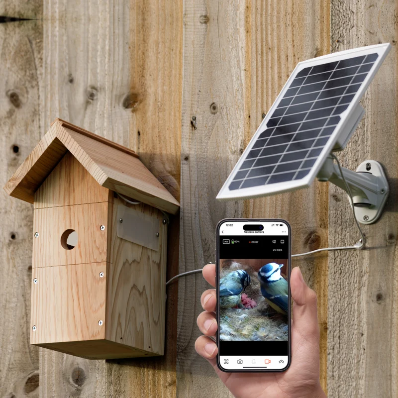 WiFi Bird House Camera with Solar Panel