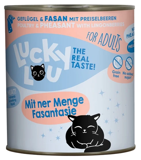 Lucky Lou Lifestage Adult Drób i bażant puszka 800g