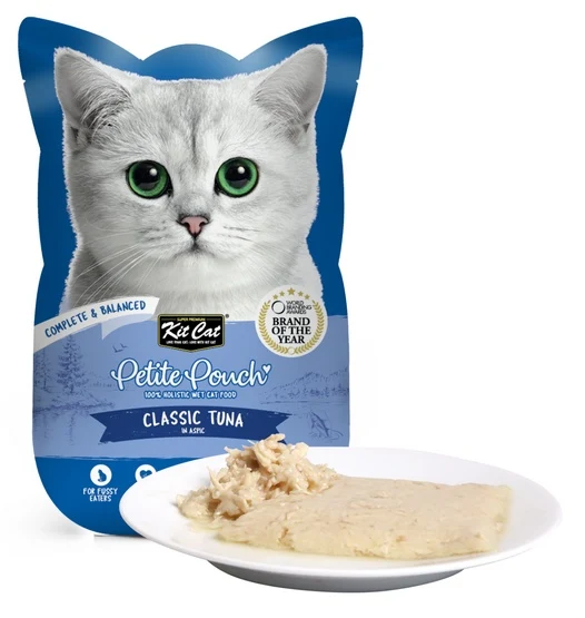 Kit Cat Petite Pouch Classic Tuna saszetka 70g - bezzbożowa karma z tuńczykiem